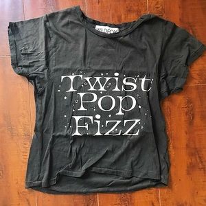 WILDFOX twist pop fizz Crop Top Tee Shirt
